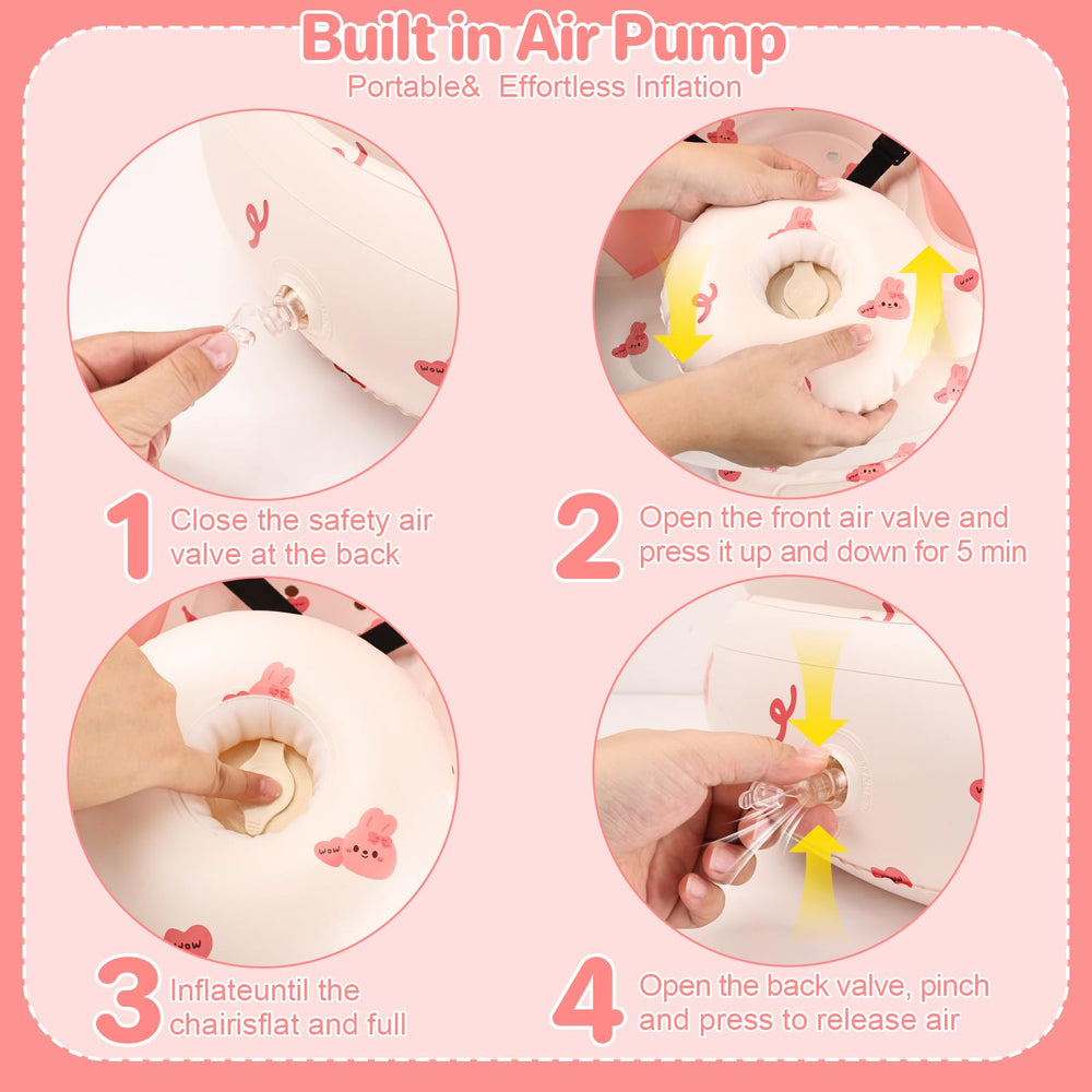 BEBOAN safety belt with soft PVC material protects baby skin during use.