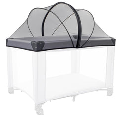 BEBONO mosquito net for Pack N Play covers baby area with insect protection.