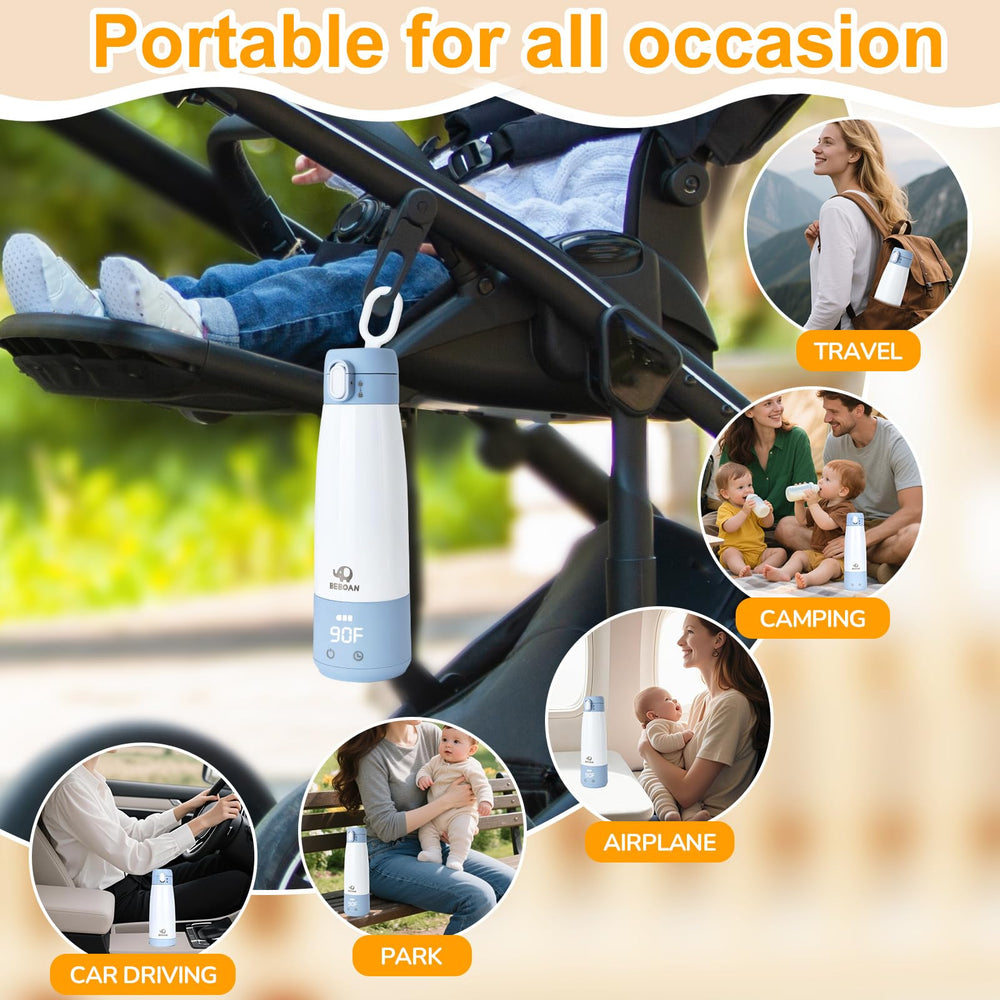 BEBOAN warmer with precision temperature display for easy monitoring during meals.