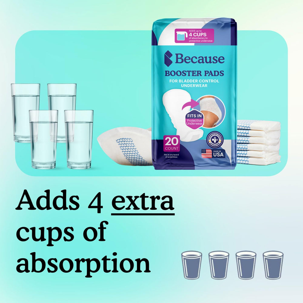 Because Overnight Booster Pads easy-change feature simplifies nighttime or daytime changes.