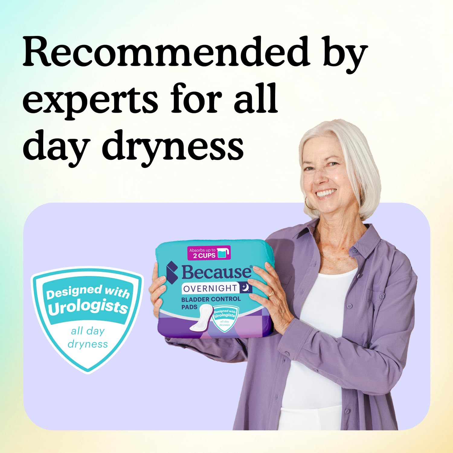 Because Overnight Pad full-night coverage supports confident sleep.
