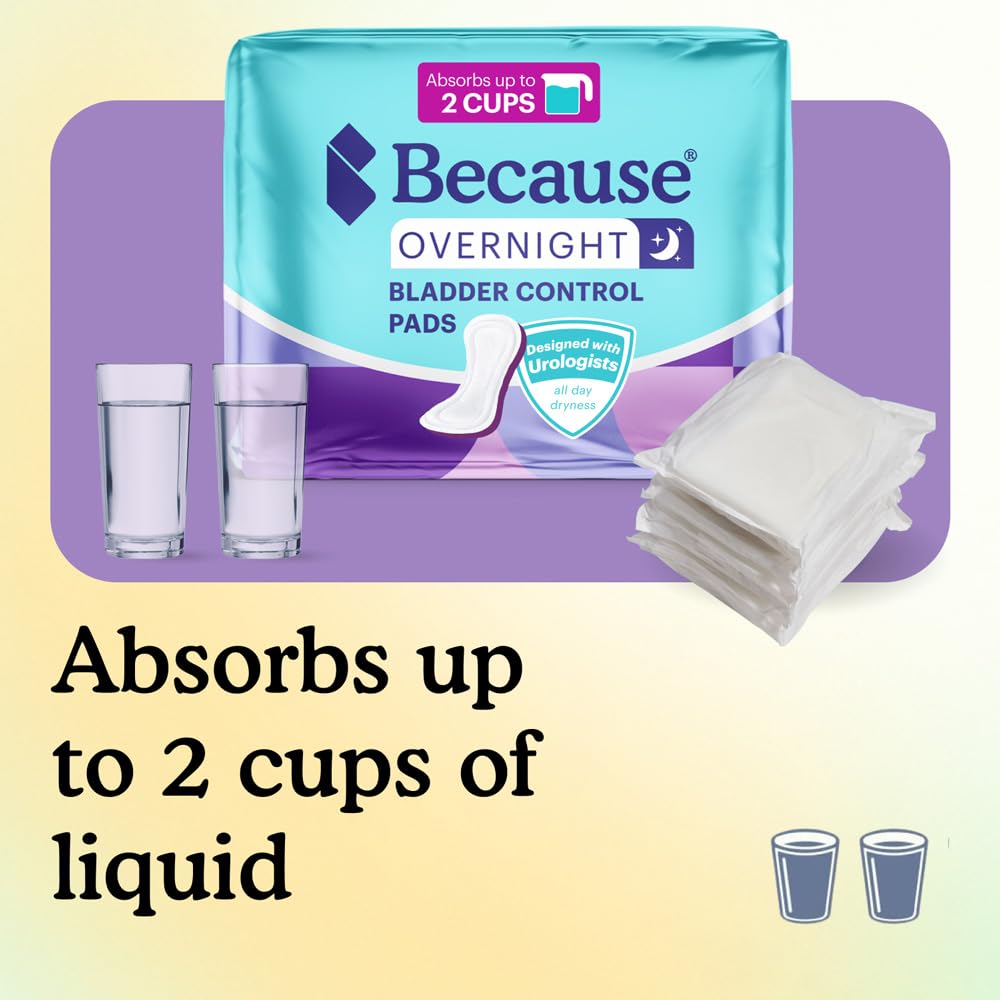 Because Overnight Pad adhesive backing keeps protectively in place all night.