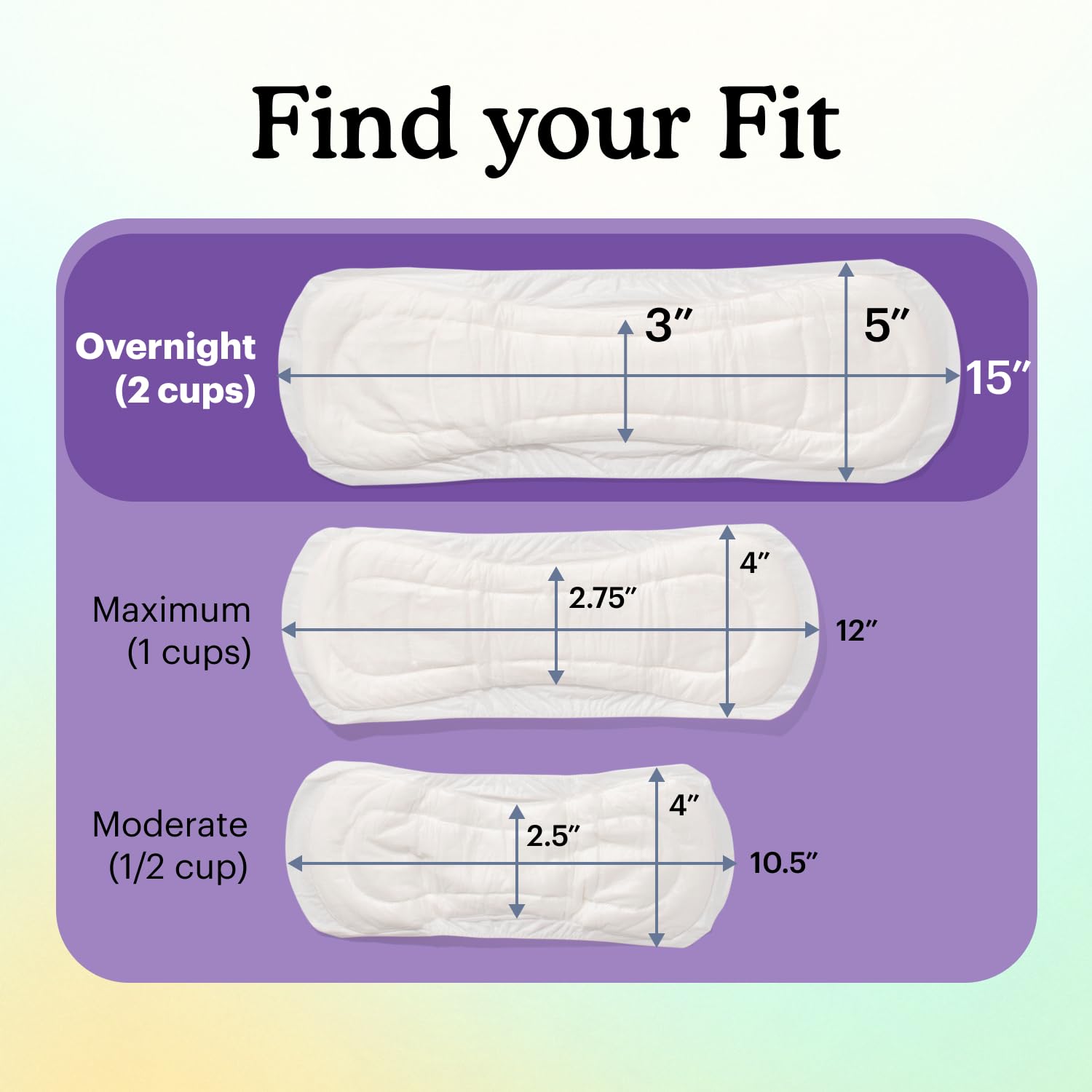 Because Overnight Pad overnight protection offers comfort and value.