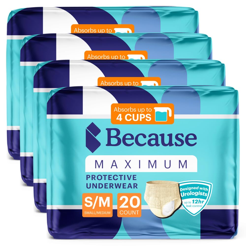 Because Premium Maximum Plus beige silhouette worn discreetly under clothing.