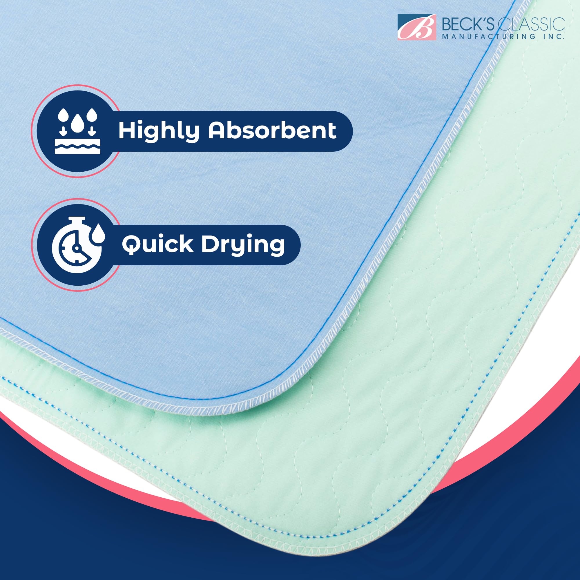 Beck's Classic underpads used around pets for versatile protection.