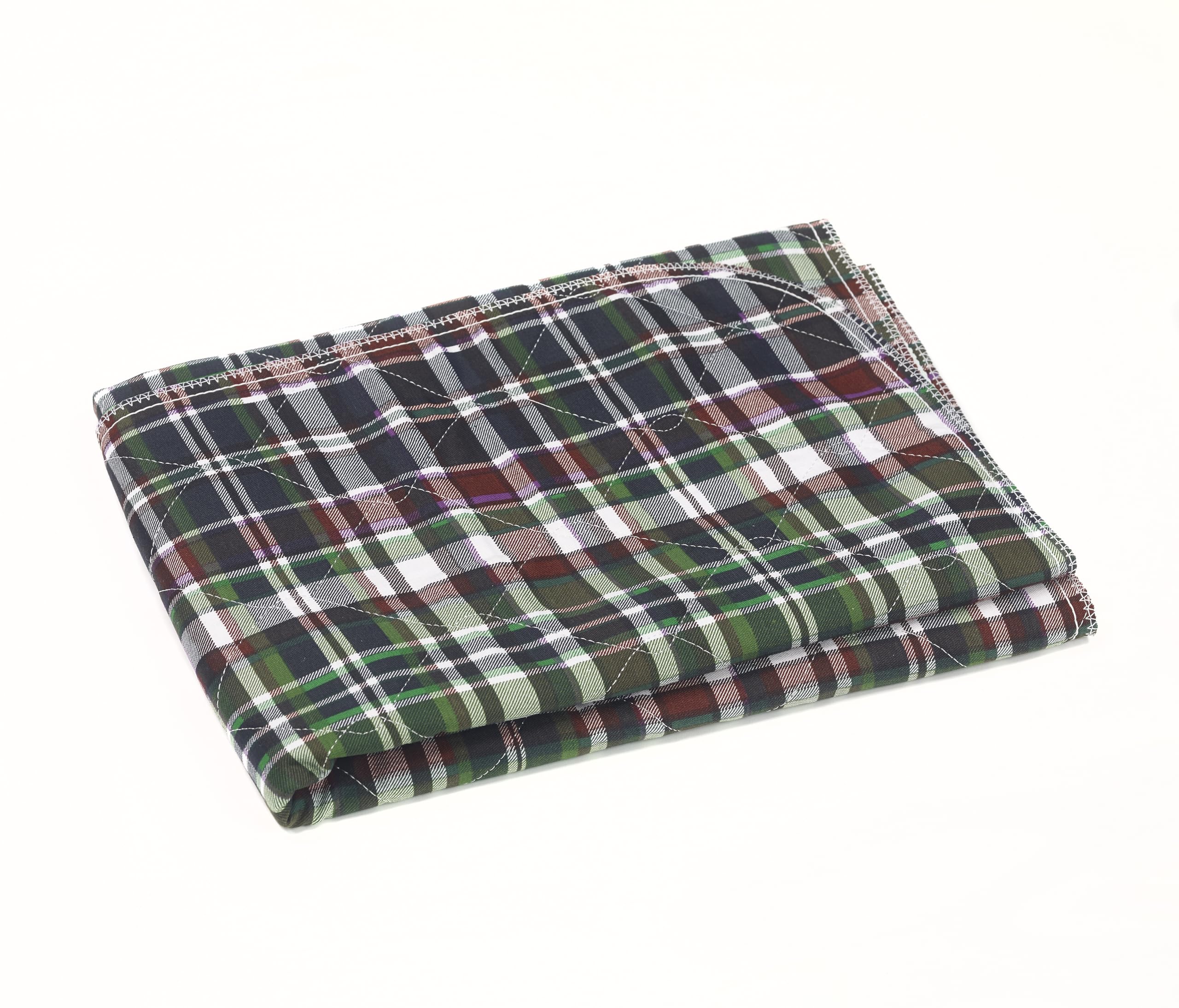 Beck's Classic 34x36 blue underpad in bedroom setting: bed protection