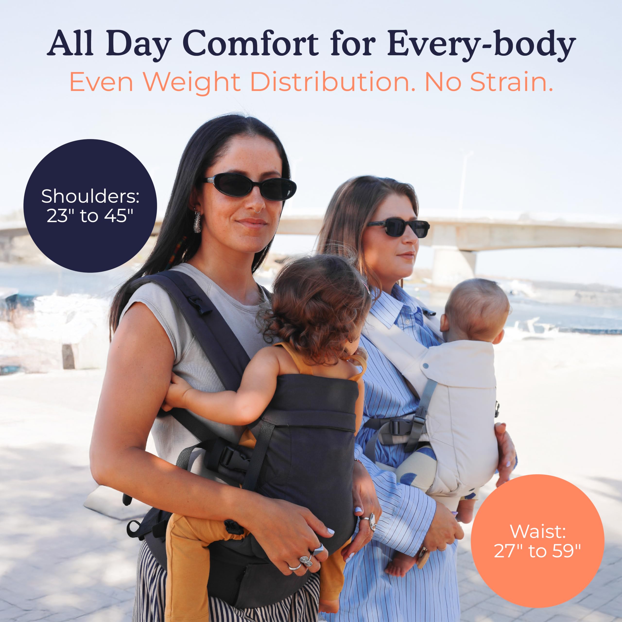 Beco Gemini 2.0 adjustable headrest keeps baby's neck supported