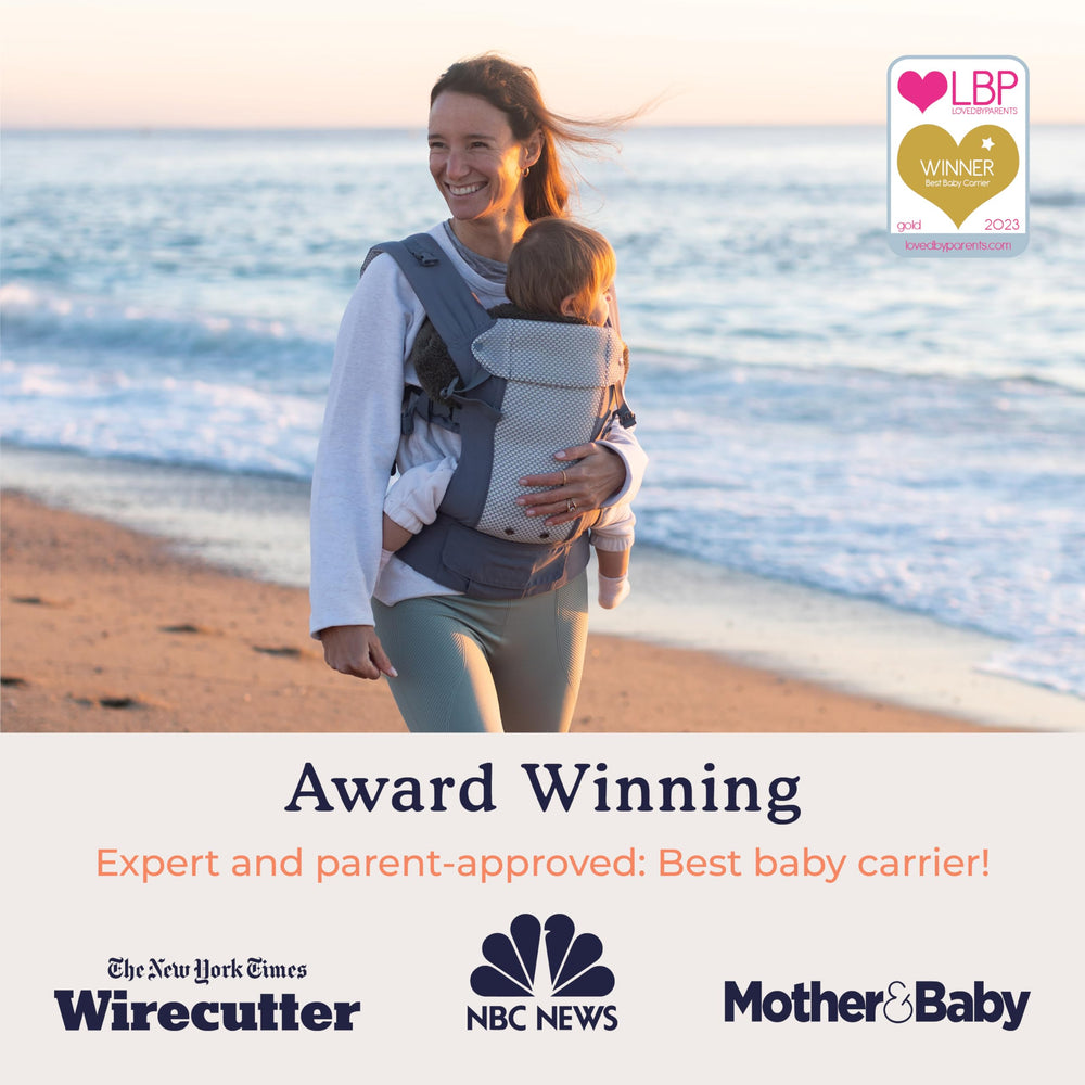 Beco Gemini 3D mesh breathability keeps baby and wearer cool