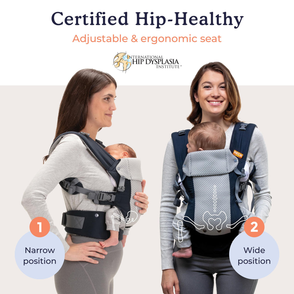 Beco Gemini crossable straps enable balanced weight distribution