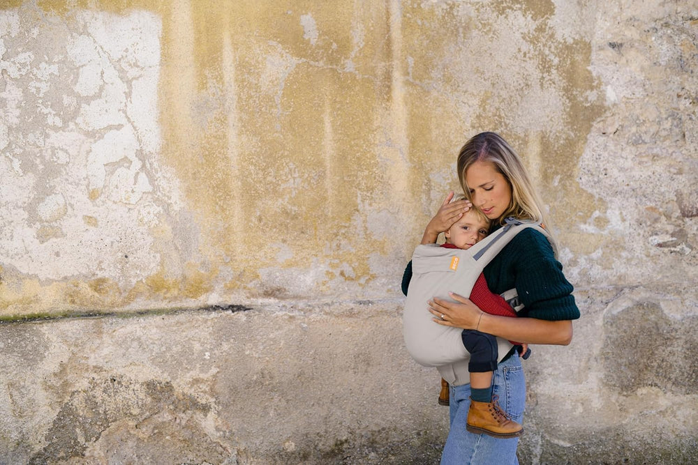 Beco Toddler Carrier in backpack style showing ergonomic shoulder support