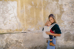 Beco Toddler Carrier in backpack style showing ergonomic shoulder support