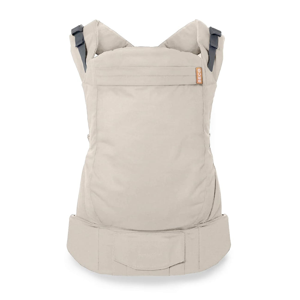 Detachable hood on the Beco Toddler Carrier used as shade or nursing cover