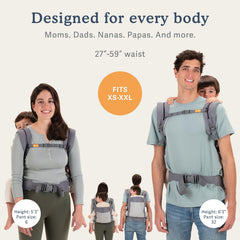 Beco Toddler Carrier zippered pocket for quick access to keys and cards.