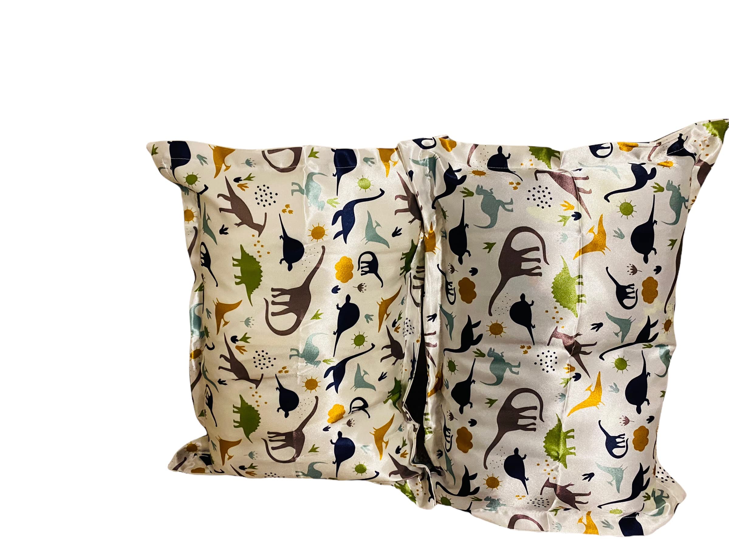 Beddings Place satin toddler pillowcase envelope-style closure for secure fit.