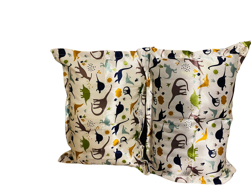 Beddings Place satin toddler pillowcase envelope-style closure for secure fit.