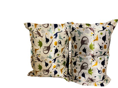 Beddings Place satin toddler pillowcase envelope-style closure for secure fit.