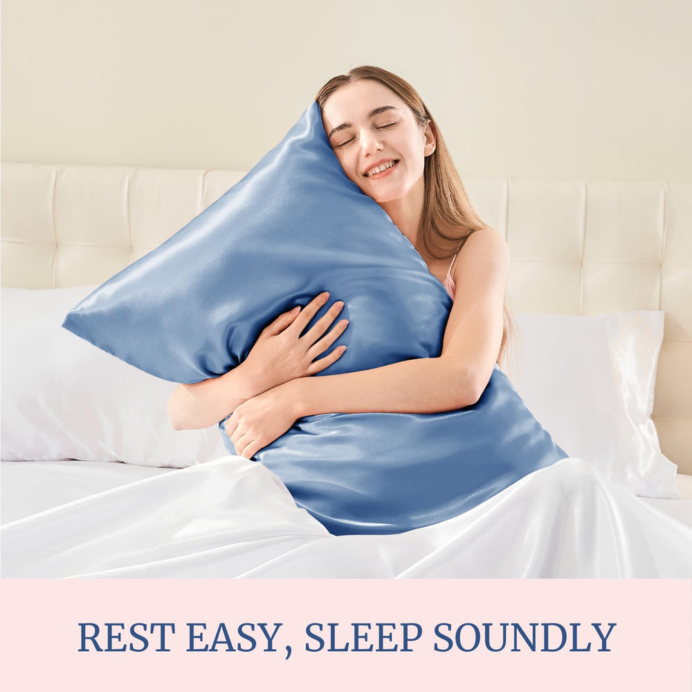 BEDELITE satin pillowcase 2 pack boxed as a gift ready set