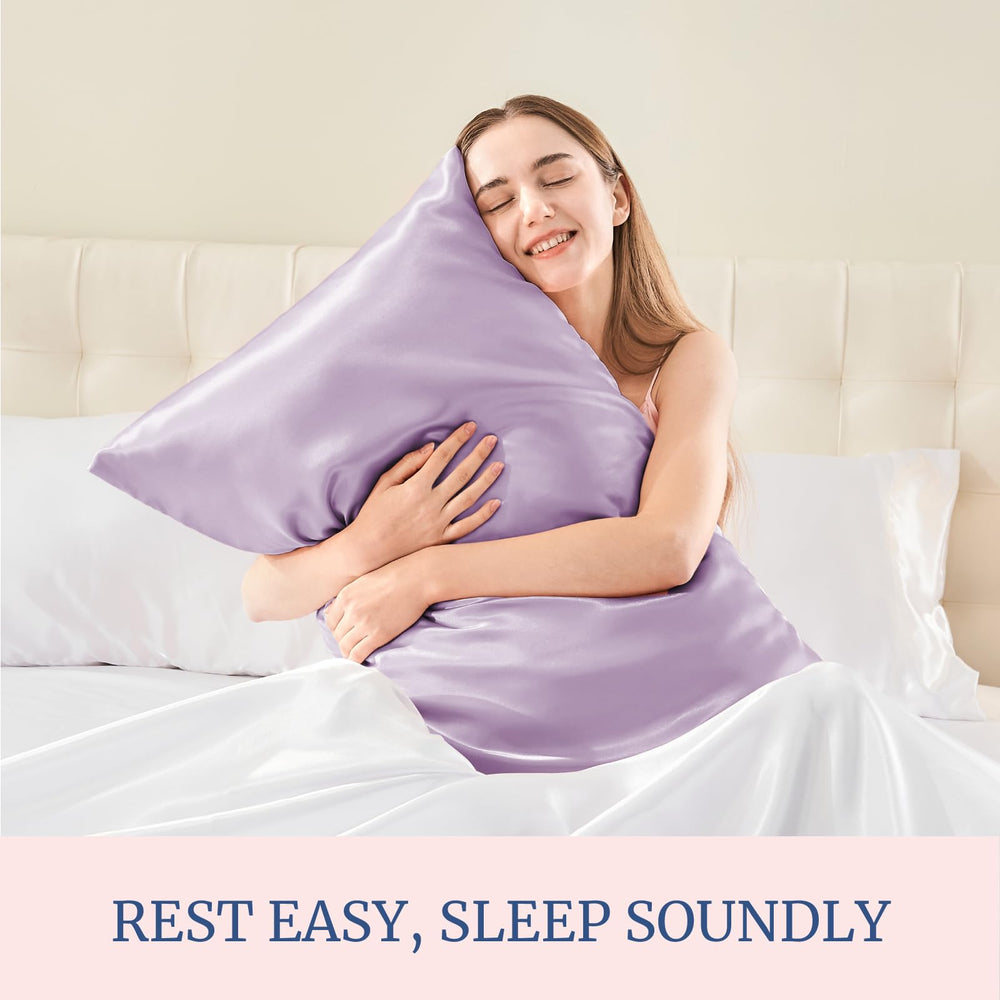 BEDELITE satin pillowcase toddler size 13x18 suitable for kids' sleep