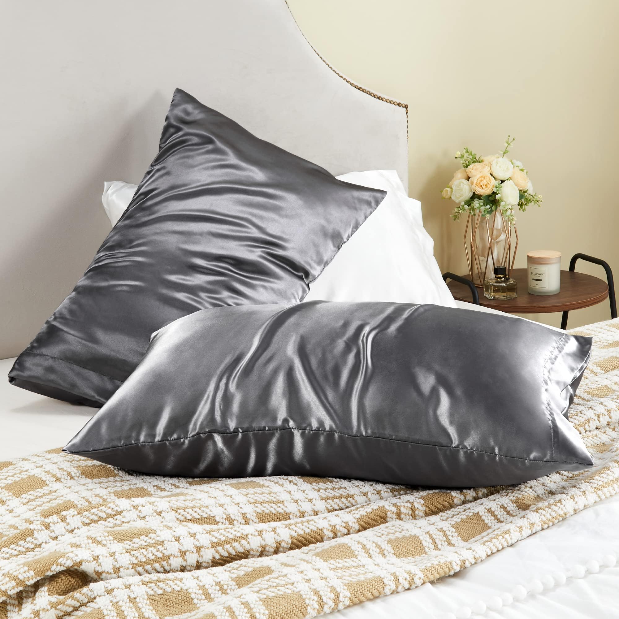 BEDELITE satin pillowcase easy to wash and quick to dry
