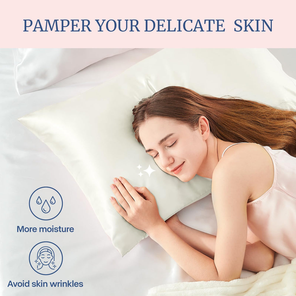 BEDELITE satin pillowcase gentle on skin with minimal creasing