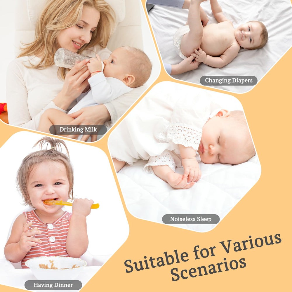 BEDLORE dark-gray cover blends with nursery decor and protects mattress.