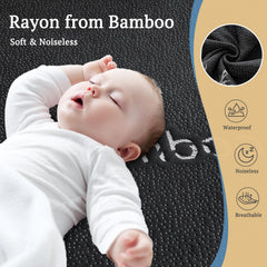 BEDLORE elastic-fit crib mattress protector hugs standard 52x28 securely.