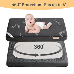 BEDLORE machine-washable toddler mattress protector simplifies cleanup.