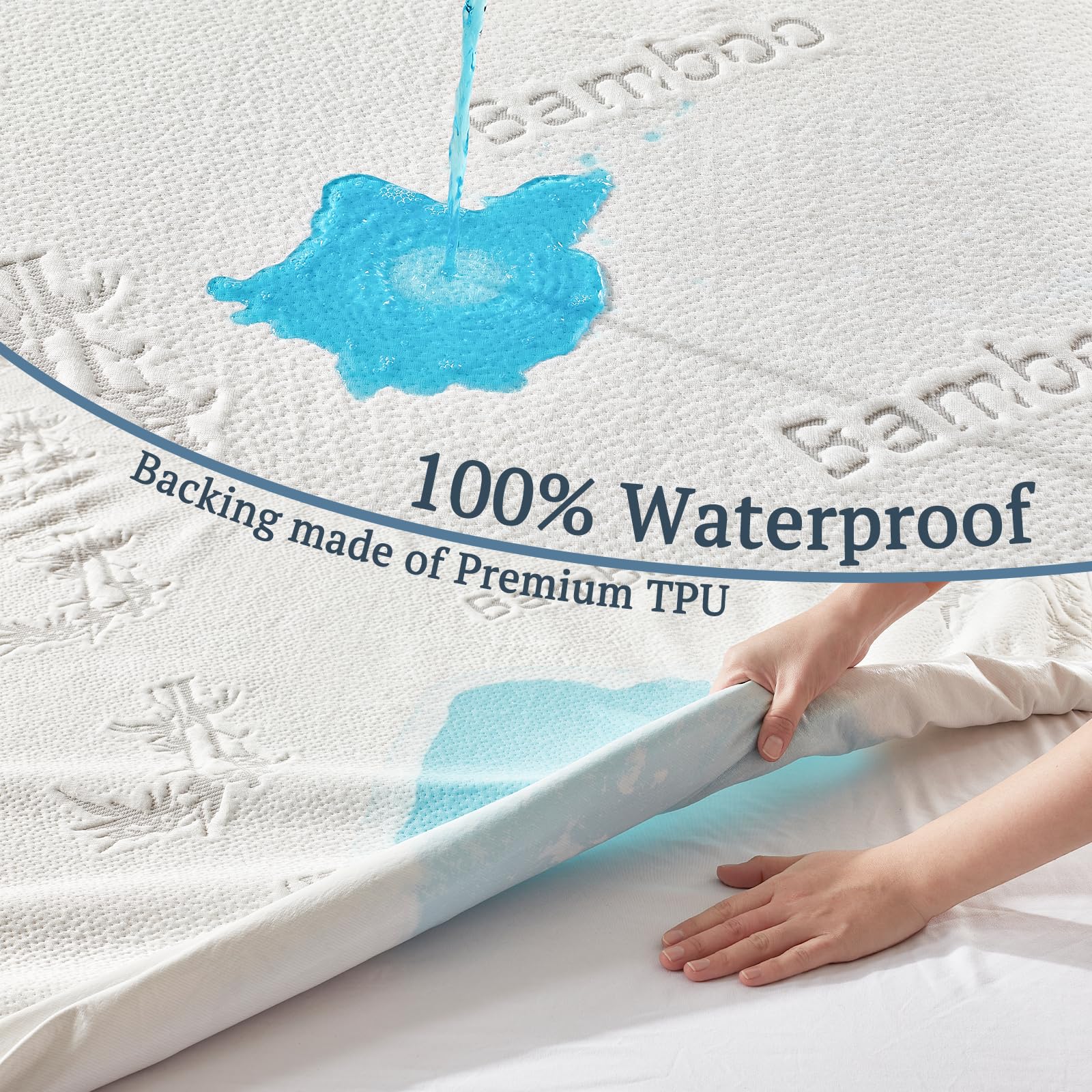 Bedlore white crib mattress cover offers reliable protection with a quiet surface
