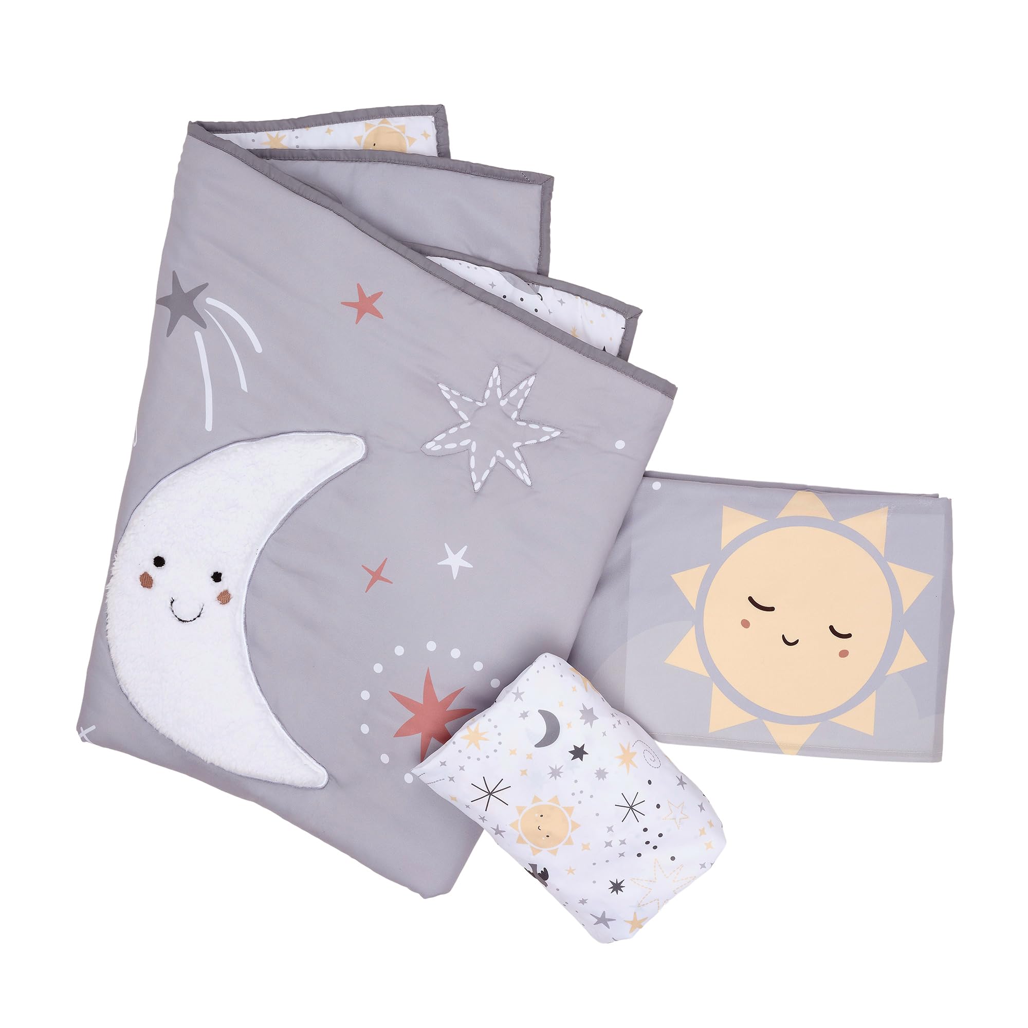 Bedtime Originals Little Star 3-piece set ready for easy nursery setup.
