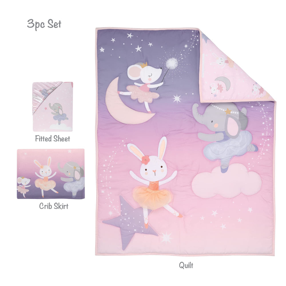 Elephant-themed ballet design enhances nursery decor