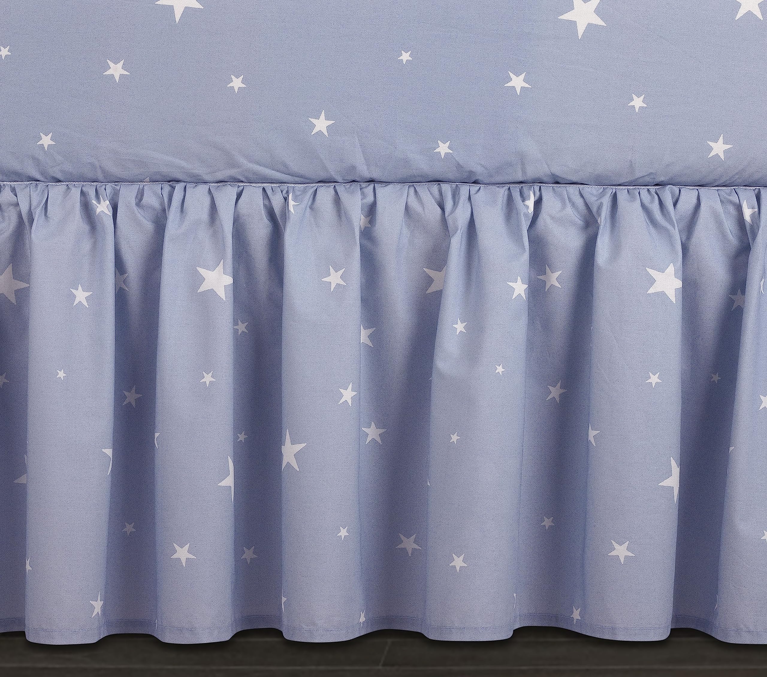 Bedward Stars packaging and care label highlights machine wash friendly care.