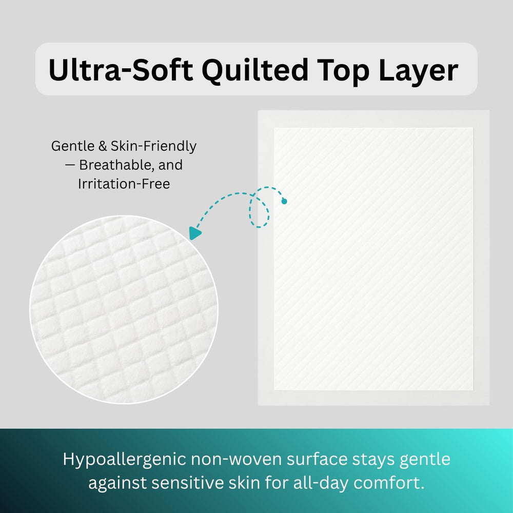 BeeStarz underpads are lightweight and easy to carry.