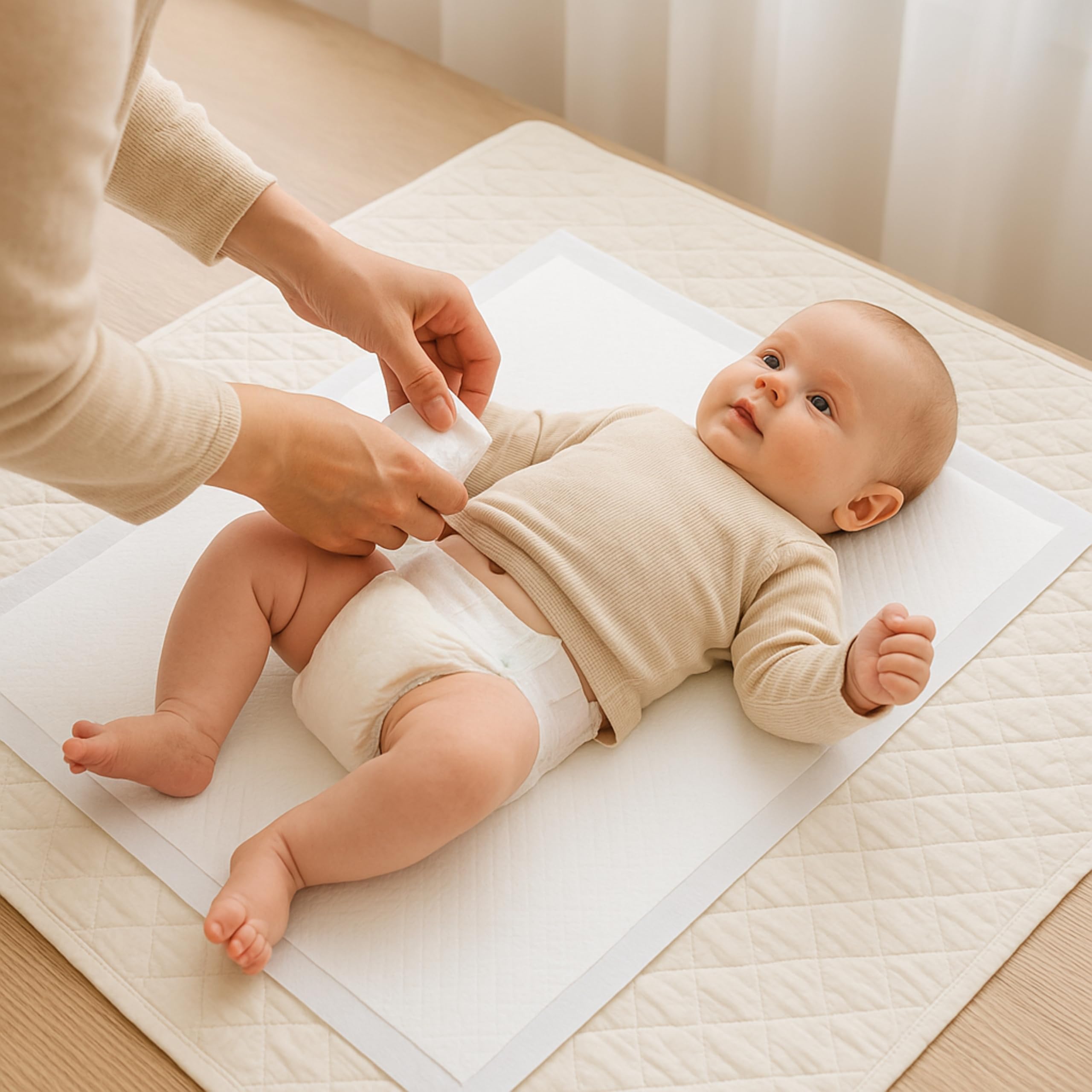 BeeStarz Gentle-Dry+ Underpads are ideal for baby care, adult incontinence, and pet training.