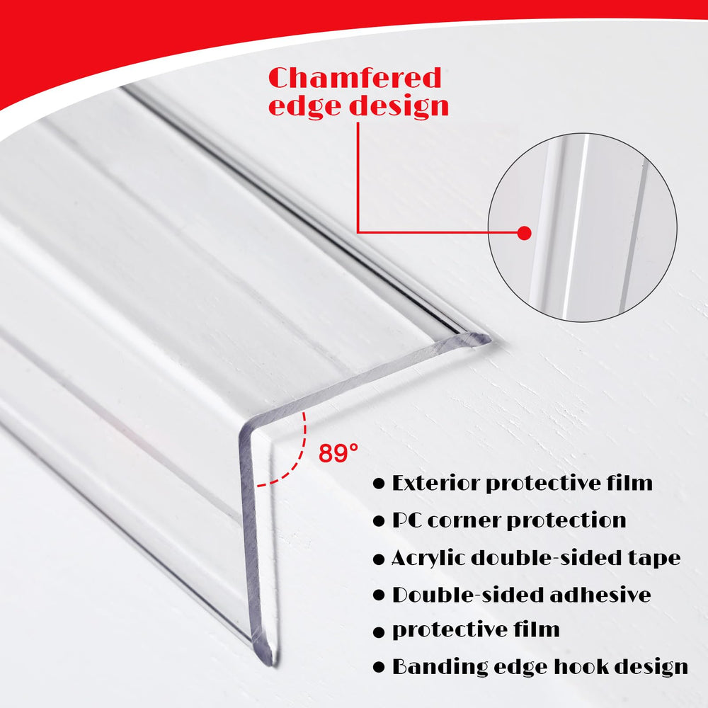 Beeveer easy-install peel-and-stick protector for stairs and tables.