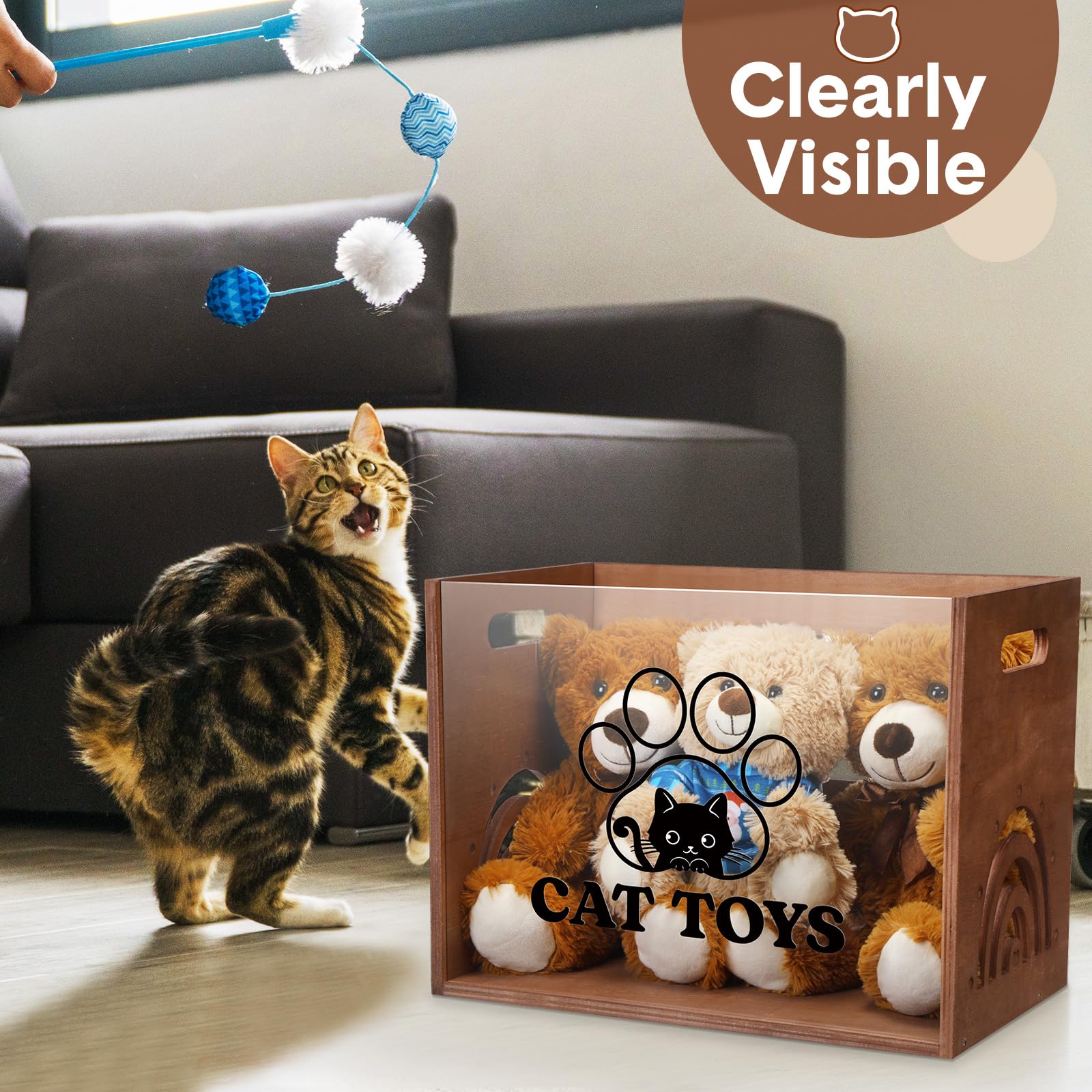 Beeveer multi-functional pet storage for toys, blankets, and more