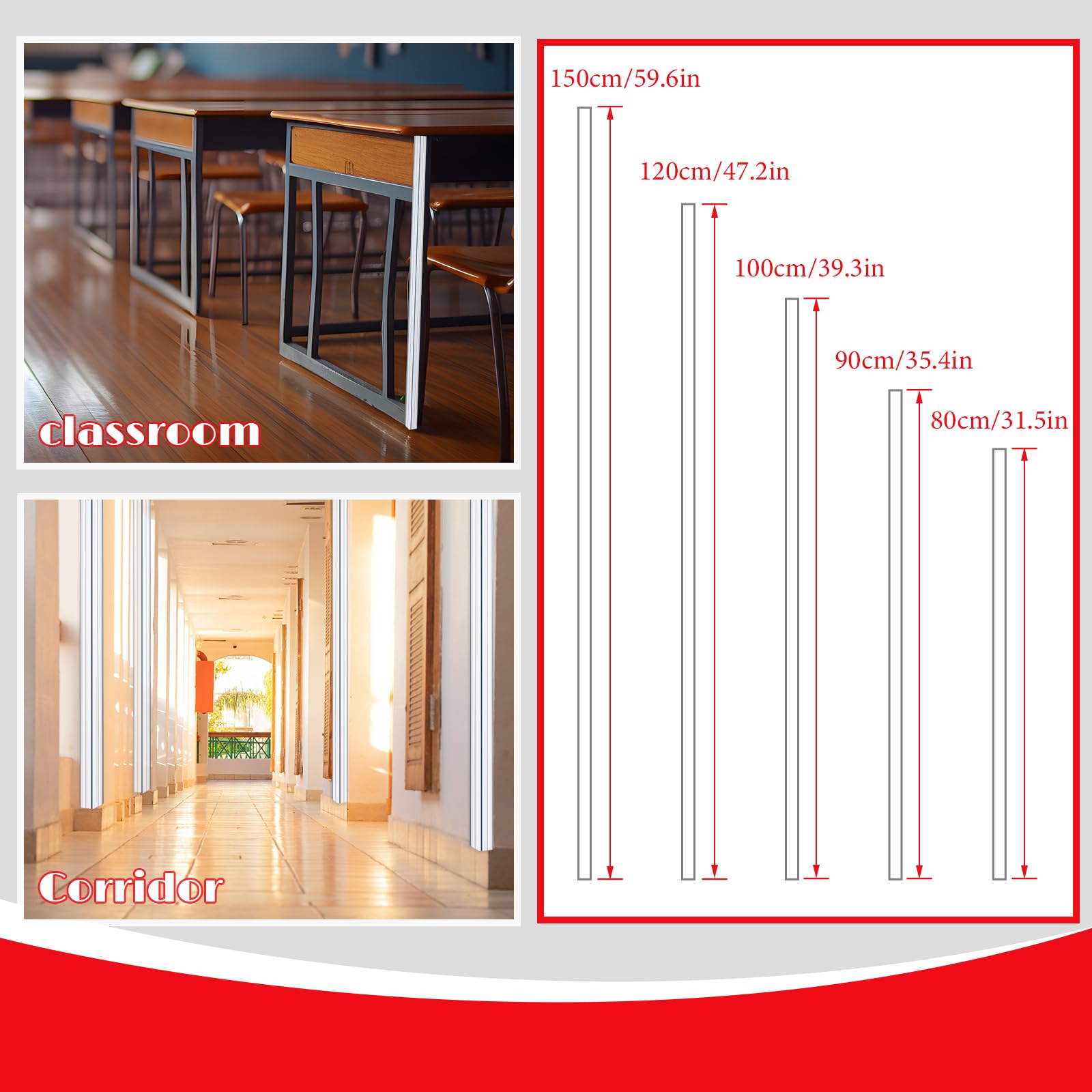  Beeveer self-adhesive corner protector setup on a corner for easy installation