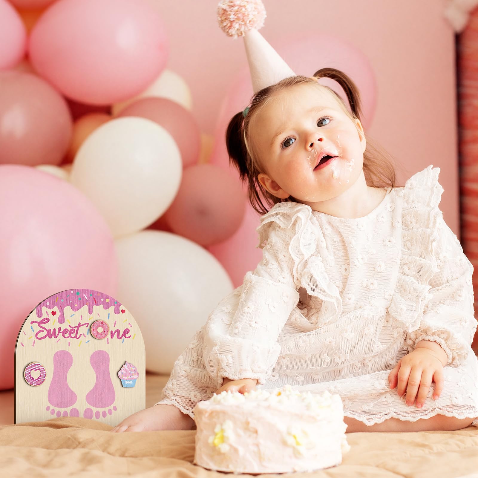 Beeveer sign photo prop suited for photoshoots and first birthdays