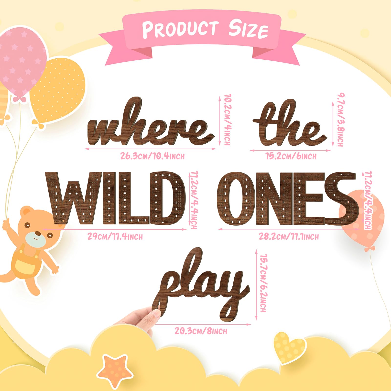 Beeveer wooden playroom decor in brown enhances a cozy, inviting ambiance.