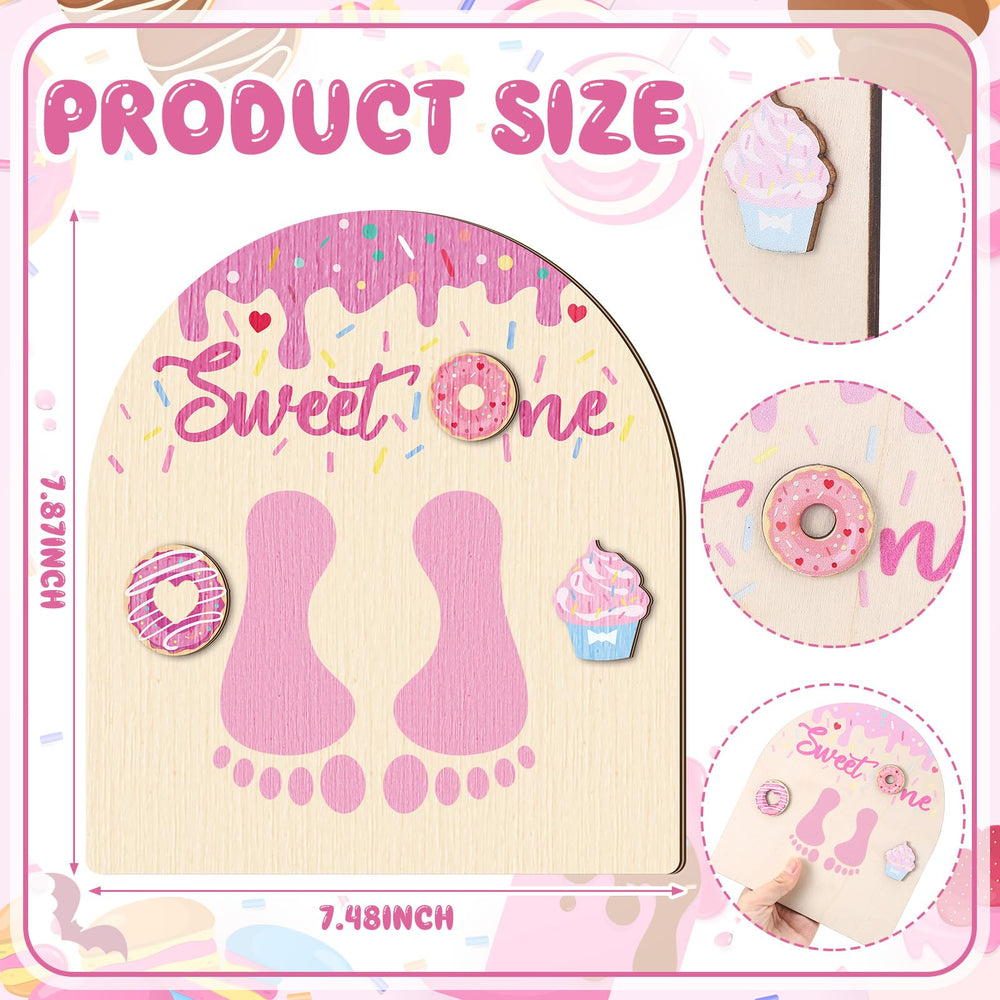 Beeveer wooden sign with back hook for easy nursery display