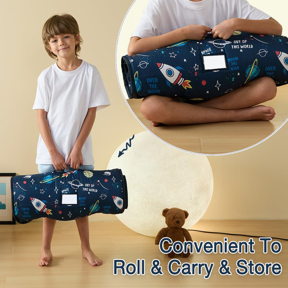Soft fleece Minky fabric provides a cozy, home-like feel.
