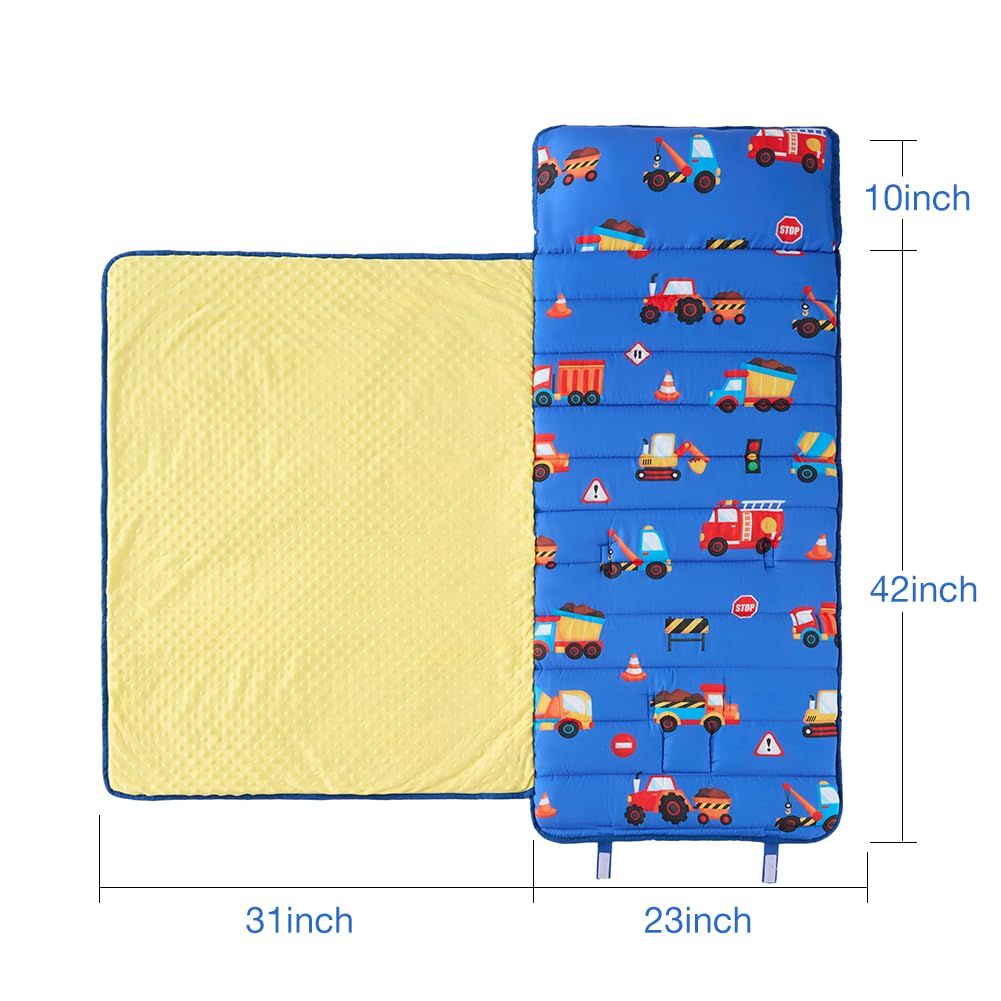 Beeweed nap mat size 23 by 52 inches suits 3-6 year olds