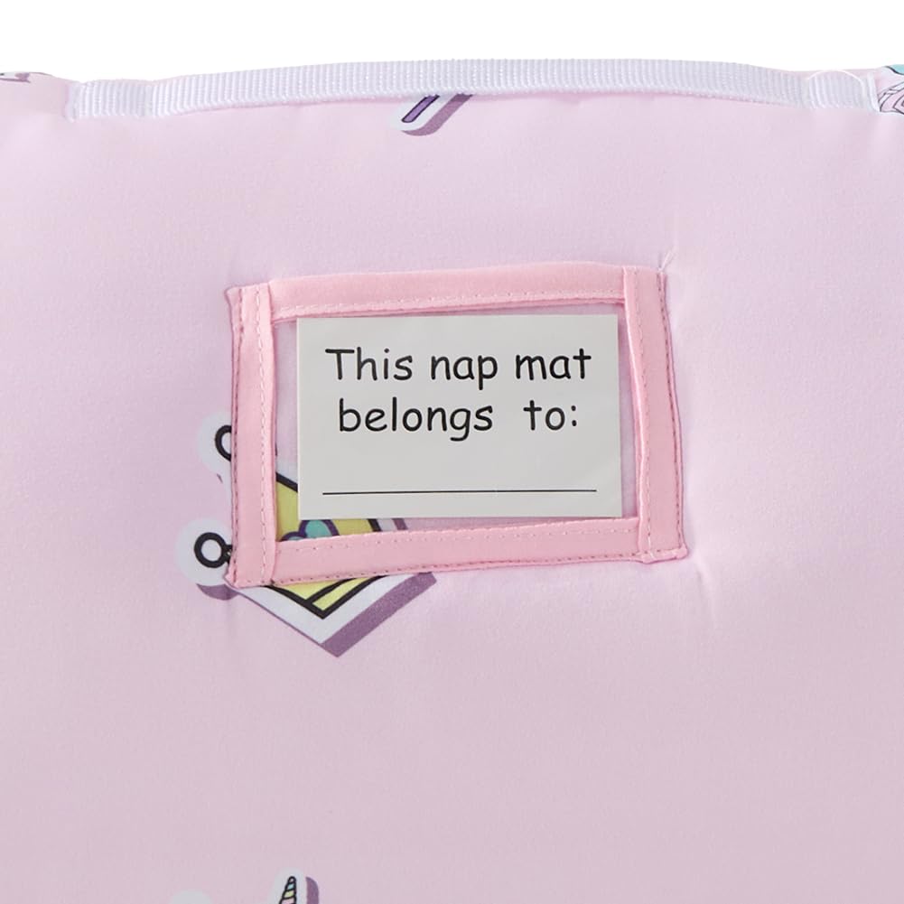 beeweed nap mat with soft minky blanket for cozy naps