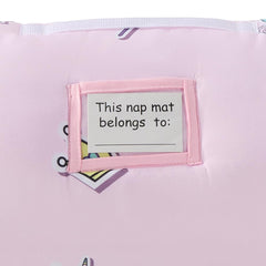 beeweed nap mat with soft minky blanket for cozy naps