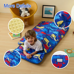 Beeweed nap mat removable pillow for quick cleaning and flexible comfort.