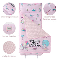 beeweed nap mat with removable pillow for preschool naps