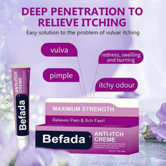 Befada Vaginal Moisturizing Cream tube highlighting portable design for discreet daily comfort.