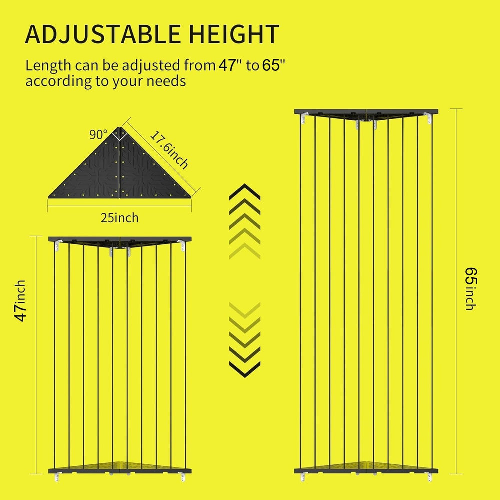 Befayoo corner wall mount, 90-degree setup, saves floor space in nursery.