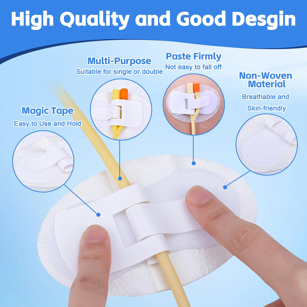 BeHerk breathable medical material catheter holder ensures skin-friendly long wear