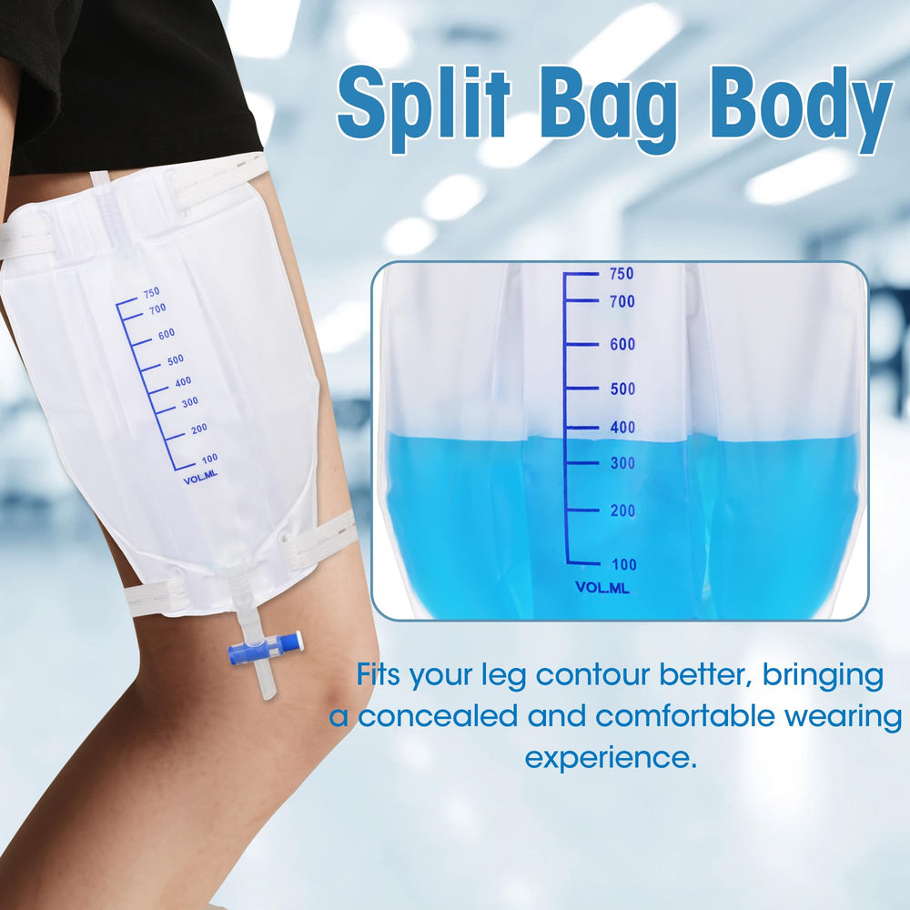 BeHerk catheter leg bag anti-reflux valve for controlled drainage.