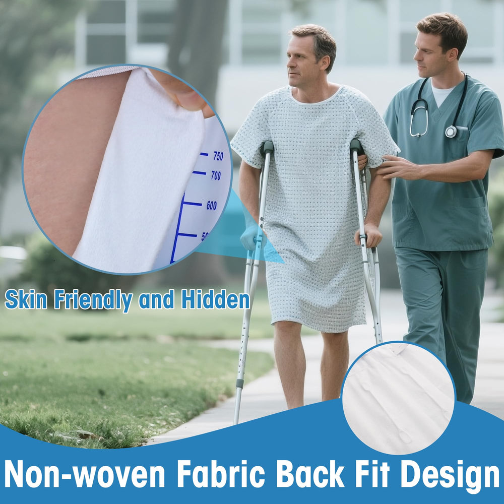 BeHerk non-woven back fit design for discreet under-clothes use.